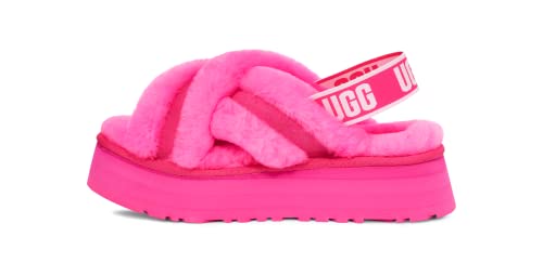 Ugg Disco Cross Slide Platform Size 7 - Taffy Pink