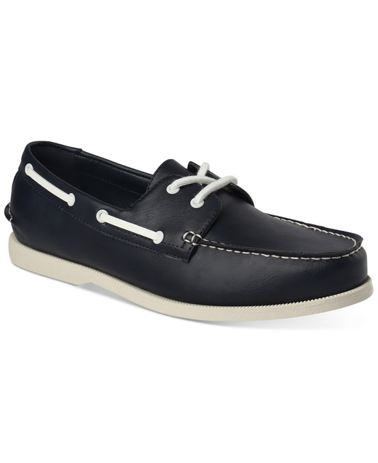 Club Room Men's Elliot Boat Shoes Navy Size 7US
