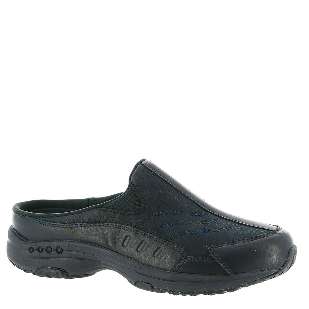 Easy Spirit Traveltime Casual Clogs Navy Leather Size 9