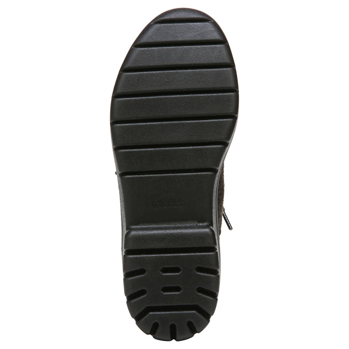 Bzees Brooklyn Lace-Up Wedge Boots, Black Heathered, Size 9.5