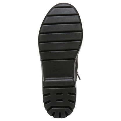 Bzees Brooklyn Lace-Up Wedge Boots, Black Heathered, Size 9.5