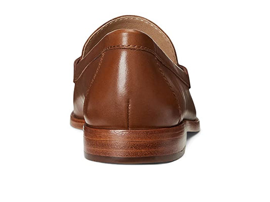 Lauren Ralph Lauren Wynnie Loafer, Deep Saddle Tan, Size 6.5 B