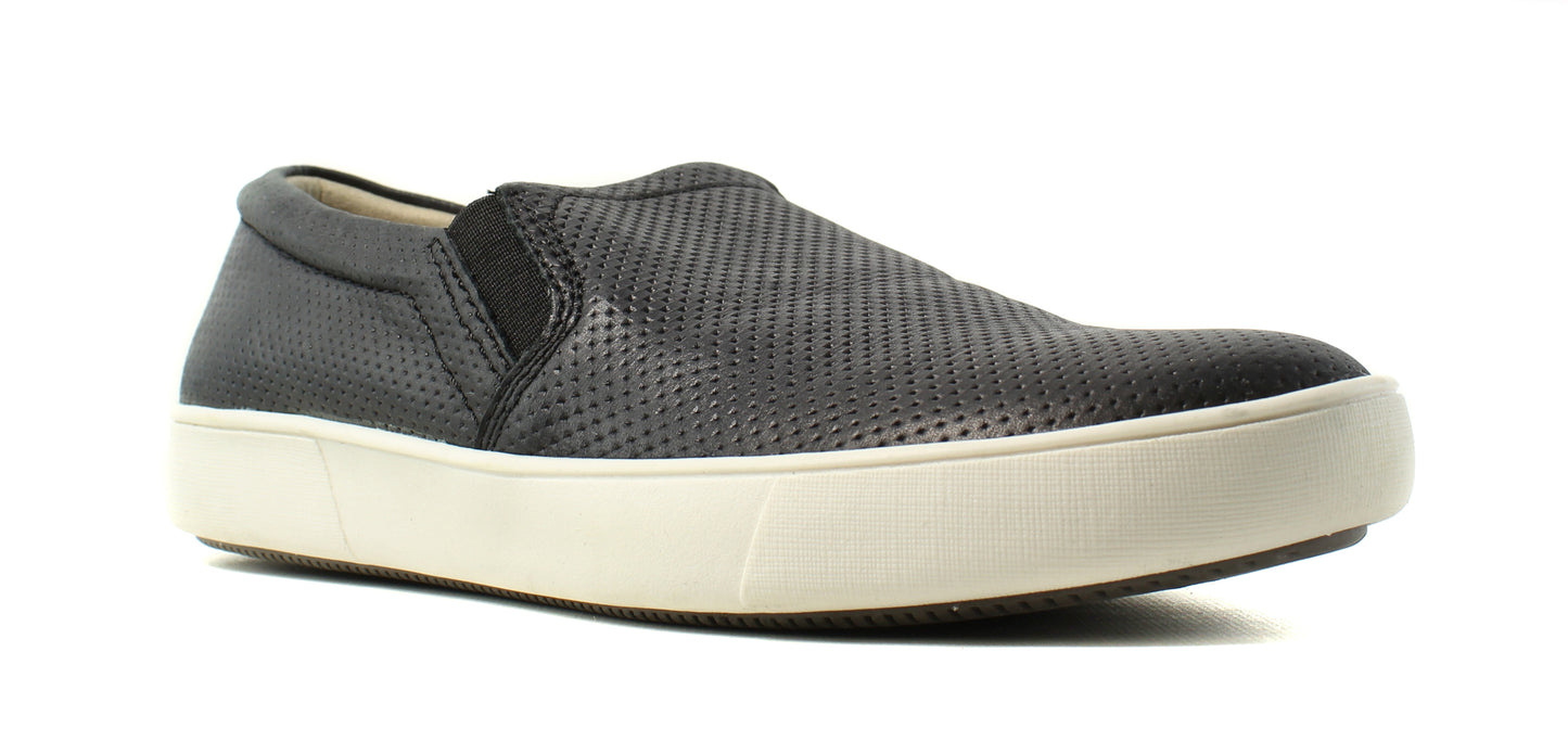 Naturalizer Marianne Sneaker Shoes, Black Leather, Size 9.5W
