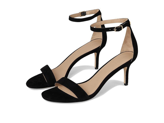 Lauren Ralph Lauren Allie Mid-Heel Suede Sandals, Size 7