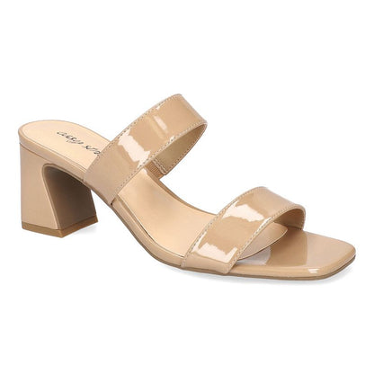 Easy Street Clovelle Square Toe Sandals, Size 7, Nude