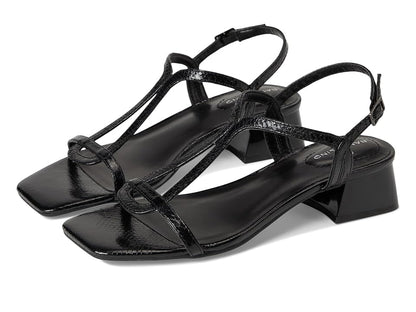 Bandolino Primadon Dress Sandals Black Snake, Size 8 M