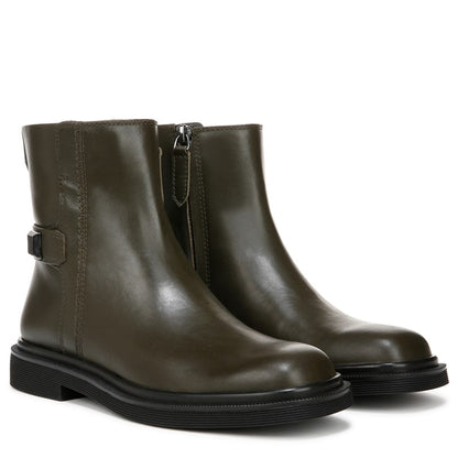 Franco Sarto Axel Ankle Boots Olive Green Size 9.0 M