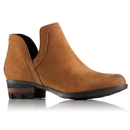 Sorel Lolla Cut Out Bootie Size 8.5 - Camel Brown/Black
