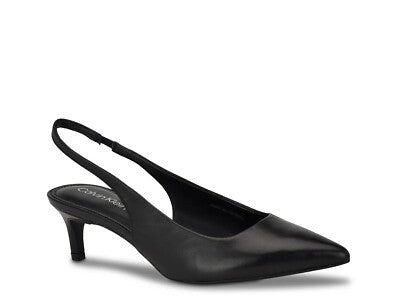 Calvin Klein Dainty Women's Black Patent Leather Shoes 8.5 M