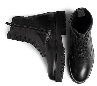 Eastland Blair Women's Combat Boots Black Leather Size 11.0 M