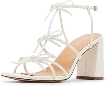 Madden Girl Lovelyy Dress Sandals Ecru Size 9.5 M