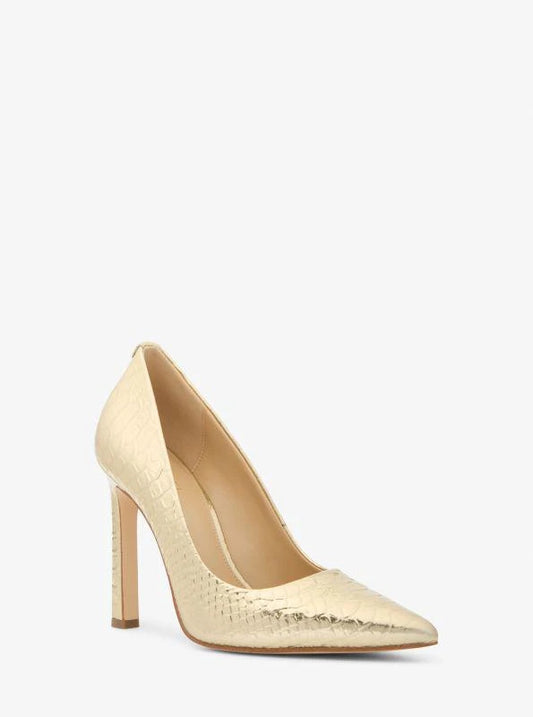 Michael Kors Amara Metallic Pumps