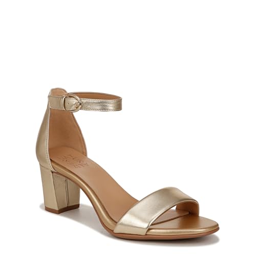Naturalizer Vera Buckle Ankle Strap Heel Sandals, Size 9.5