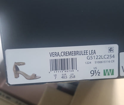 Naturalizer Vera Buckle Ankle Strap Heel Sandals, Size 9.5