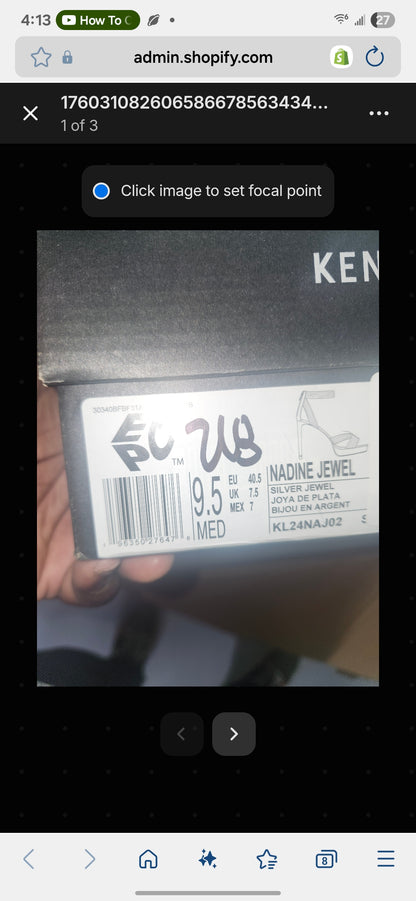 Kenneth Cole New York Women's Strappy Nadine Sandals - Silver Jewel