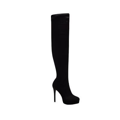 Thalia Sodi Clarissa Black Stiletto Dress Boots, Size 10