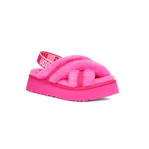Ugg Disco Cross Slide Platform Size 7 - Taffy Pink