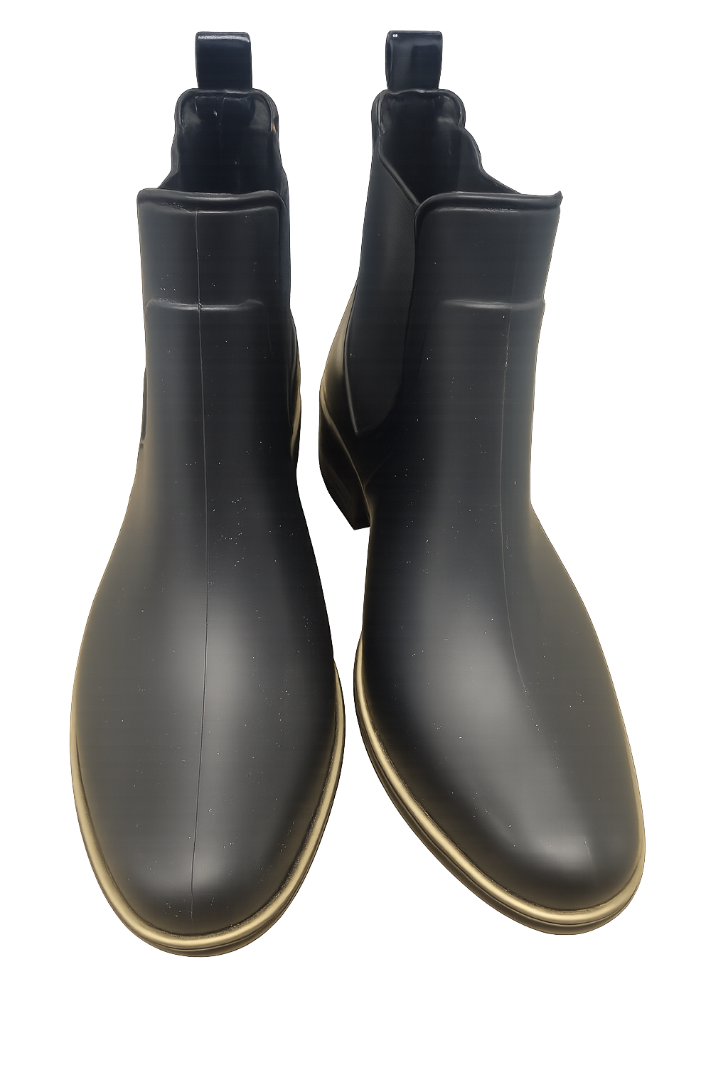 kate spade chelsea black gold rain boot Size 9