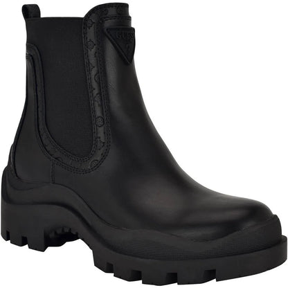 GUESS Women's Yesses Triple Triangle Lug Sole Gore Chelsea Boots Size 9.5MUS