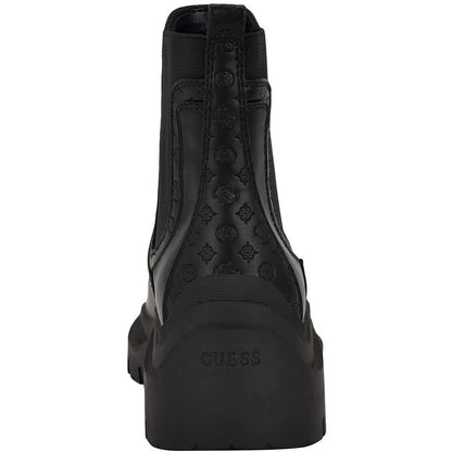 GUESS Women's Yesses Triple Triangle Lug Sole Gore Chelsea Boots Size 9.5MUS